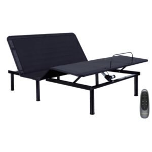 Harmony Lite entry-level adjustable bed with wireless remote in White Rock showroom