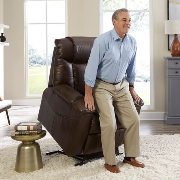 PL442 Rhea power recliner with contoured backrest