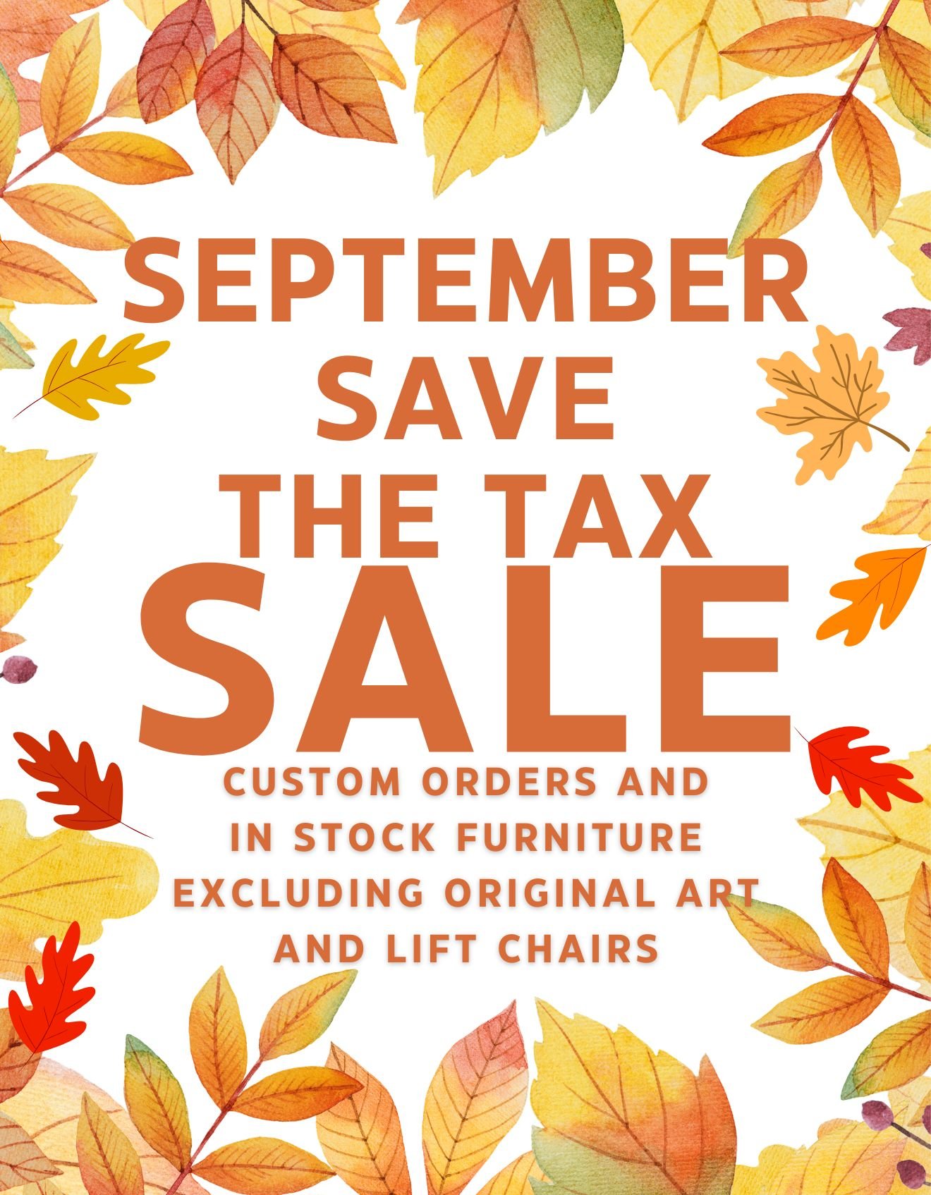 Fall Sale Poster